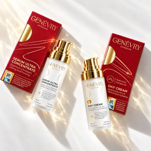 The Morning Duo – set GENÉVRY con siero Quantum C5 e crema giorno Hydrocode A5