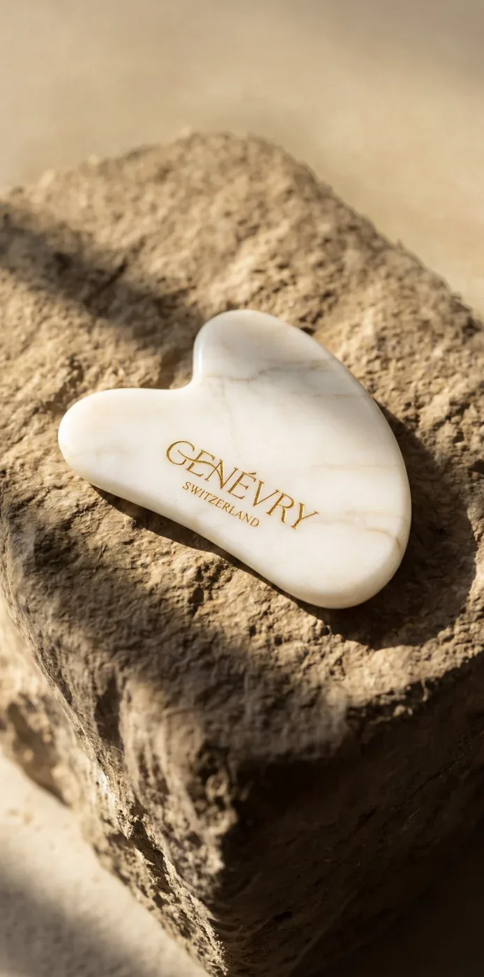GENÉVRY sculpting gua sha facial massage stone