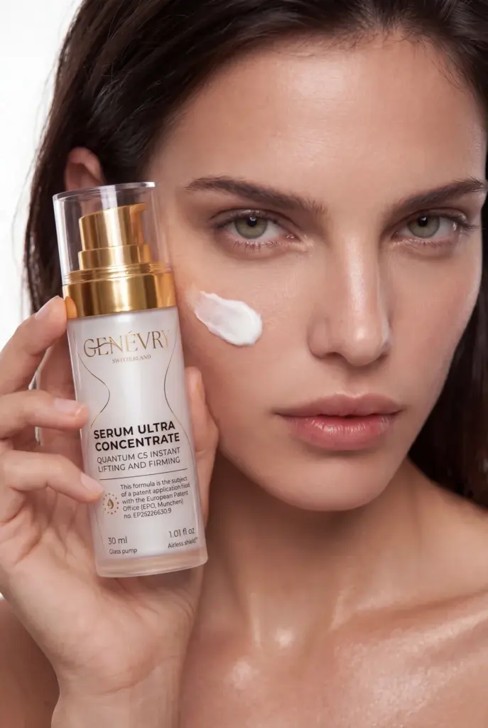 Glass skin routine — GENÉVRY Quantum C5 serum bij een stralende huid